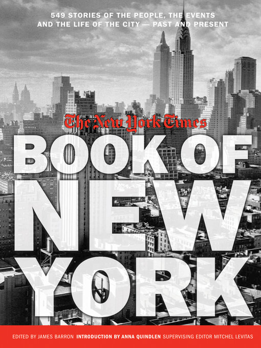 Cover image for New York Times Book of New York
